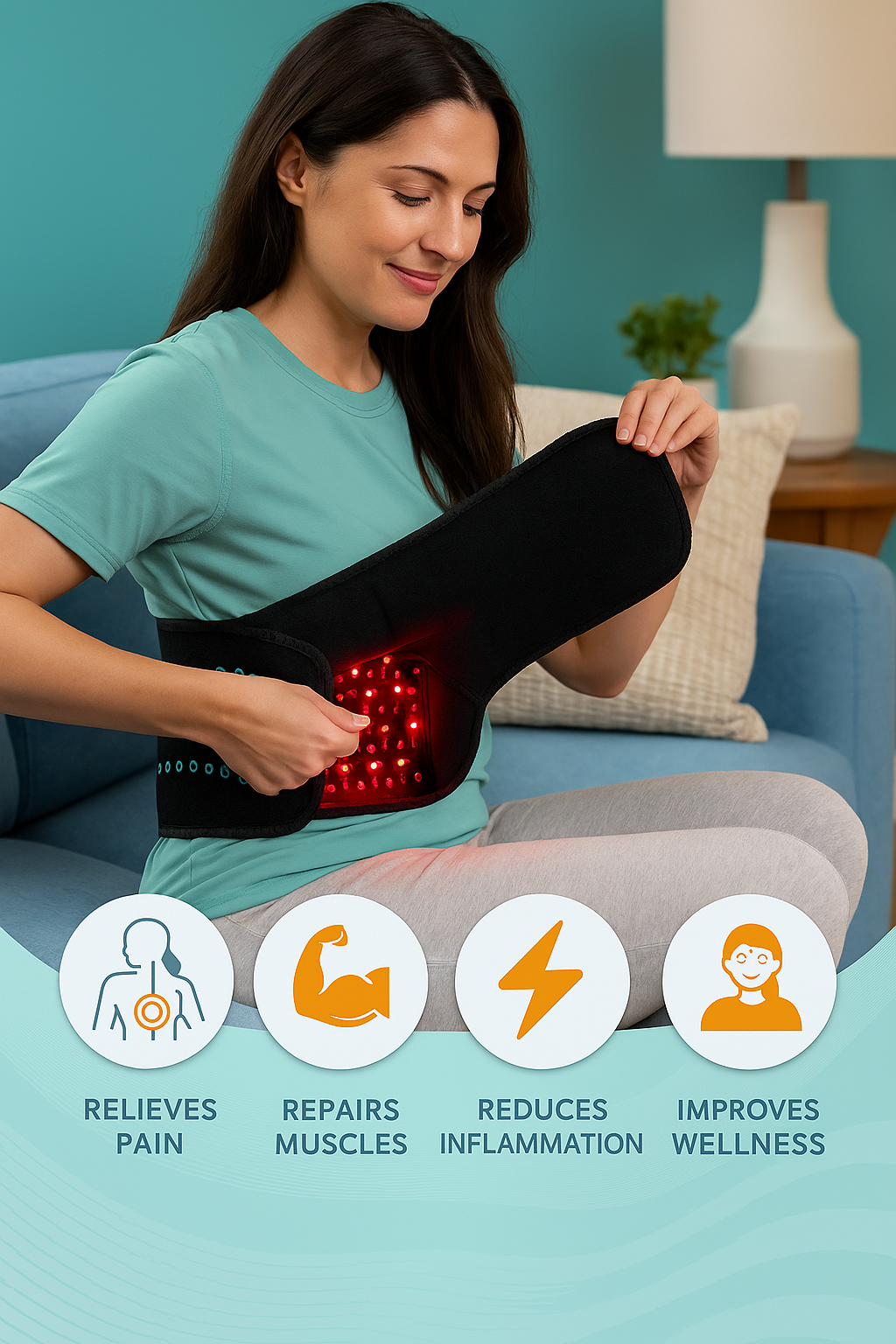 Luméa Heated LED Vibration Belt™